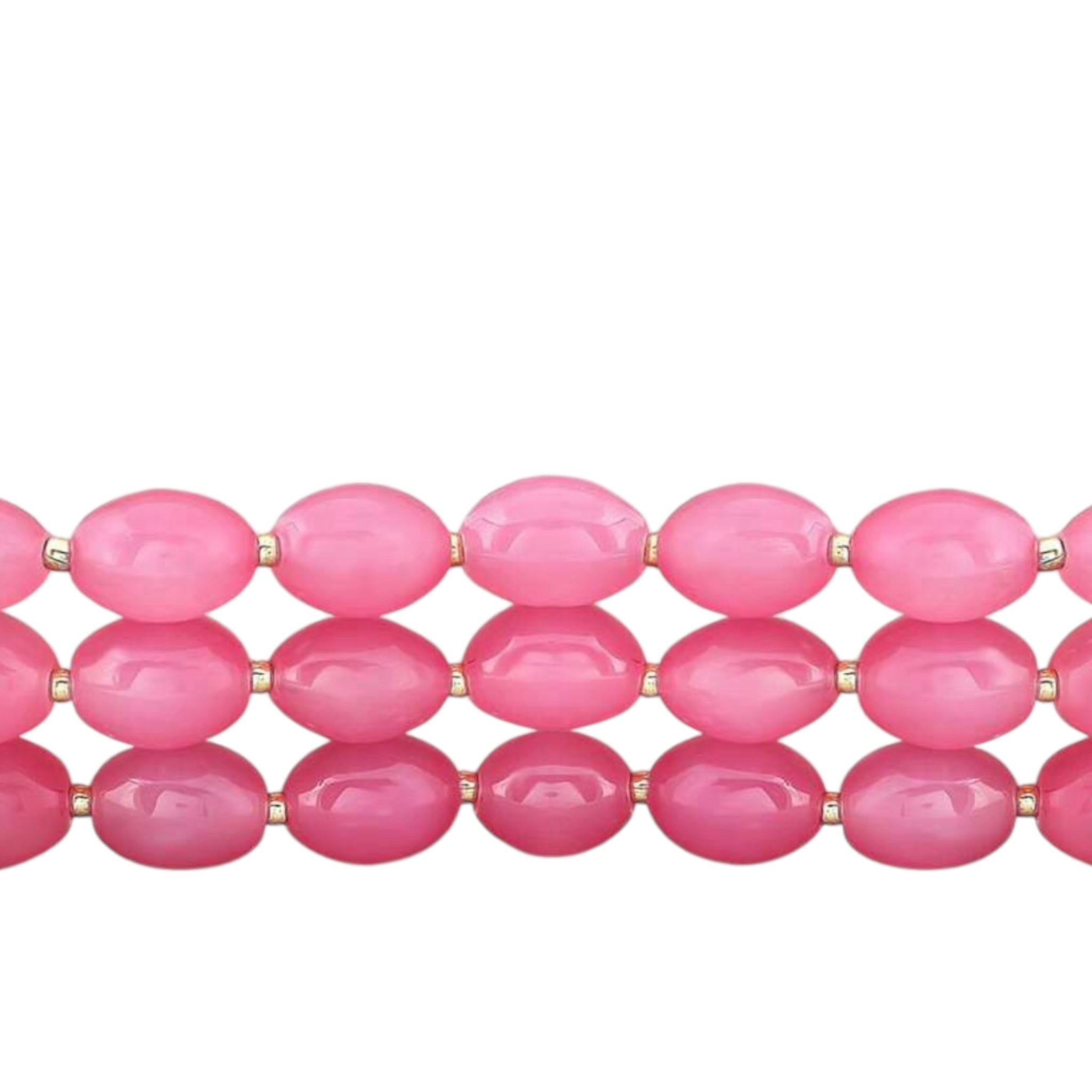 Lavish Giftz Pink Beads Choker Necklace