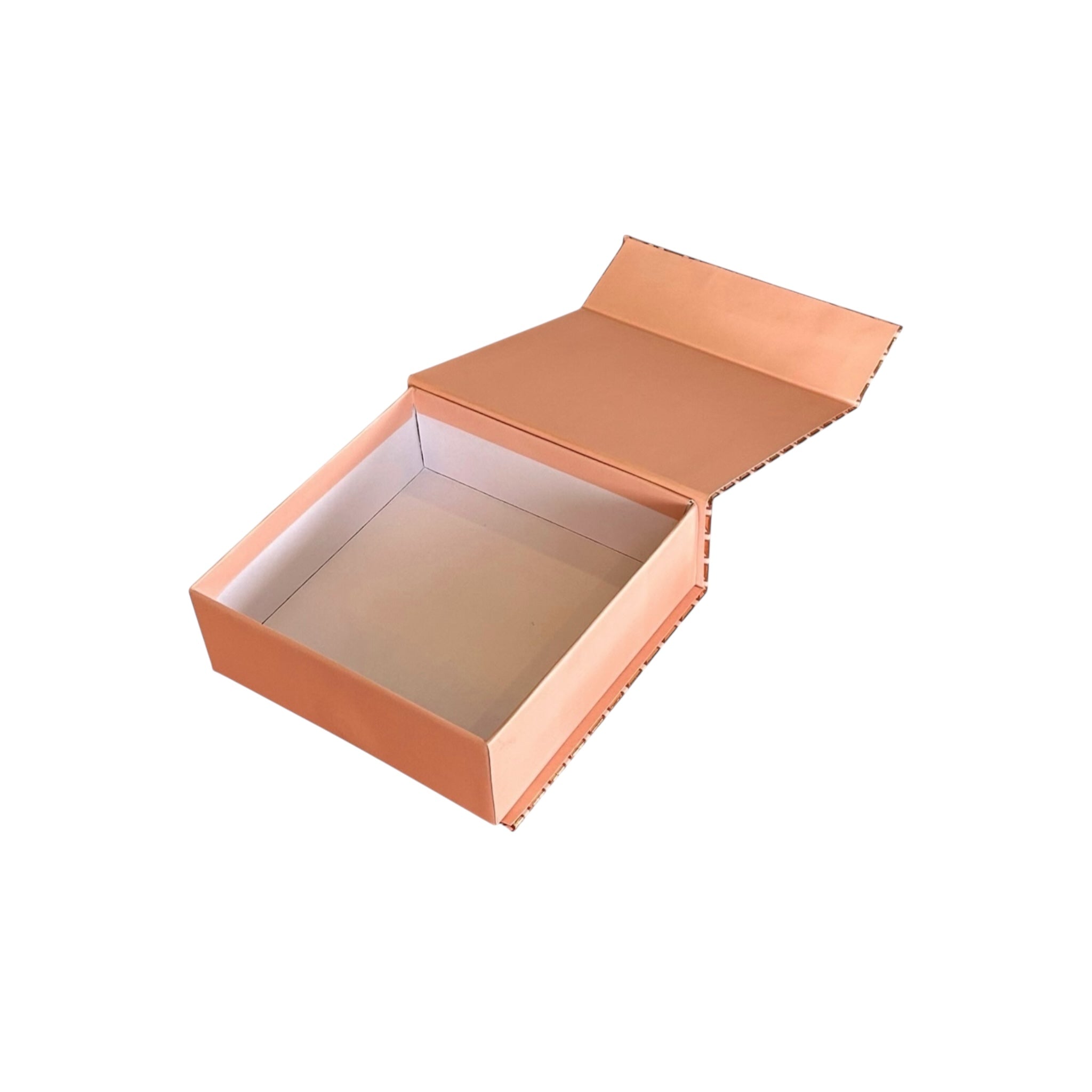 Lavish Giftz Designer Rose Gold Magnetic Hamper Box (6x6x2 inch)