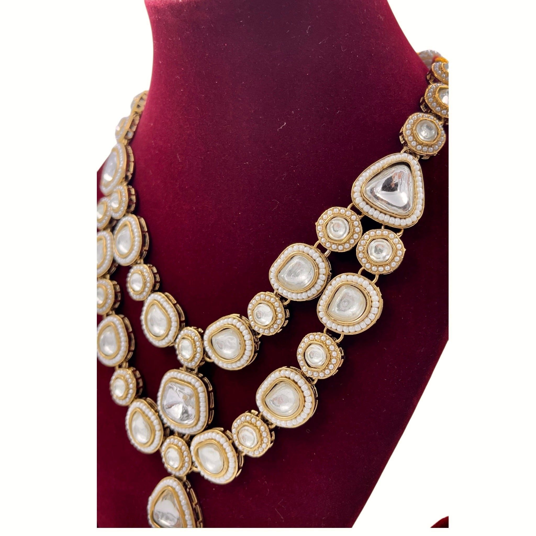 Lavish Giftz Antique Classic Gold Plated Necklace Set