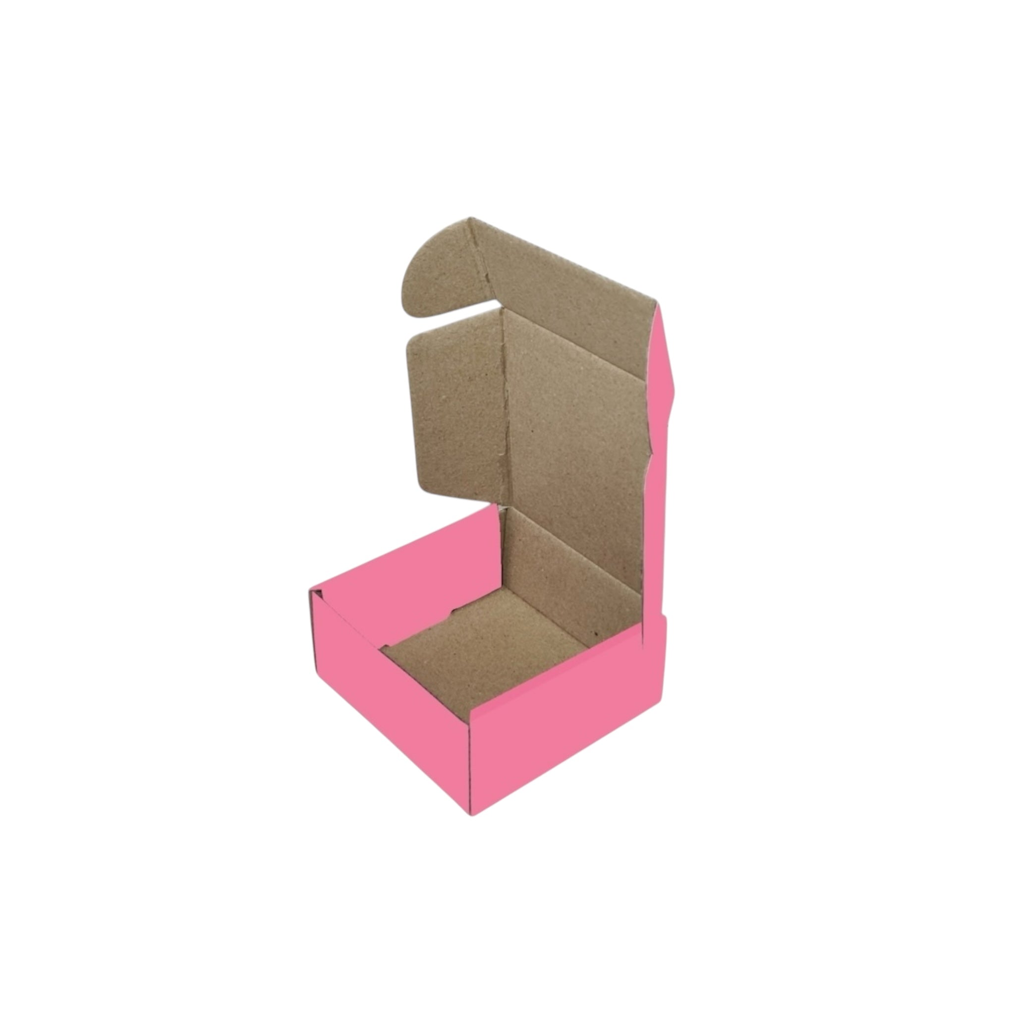 Lavish Giftz Designer Corrugated Hamper Box for Someone Special (4.5x4.5x2”) - Pink