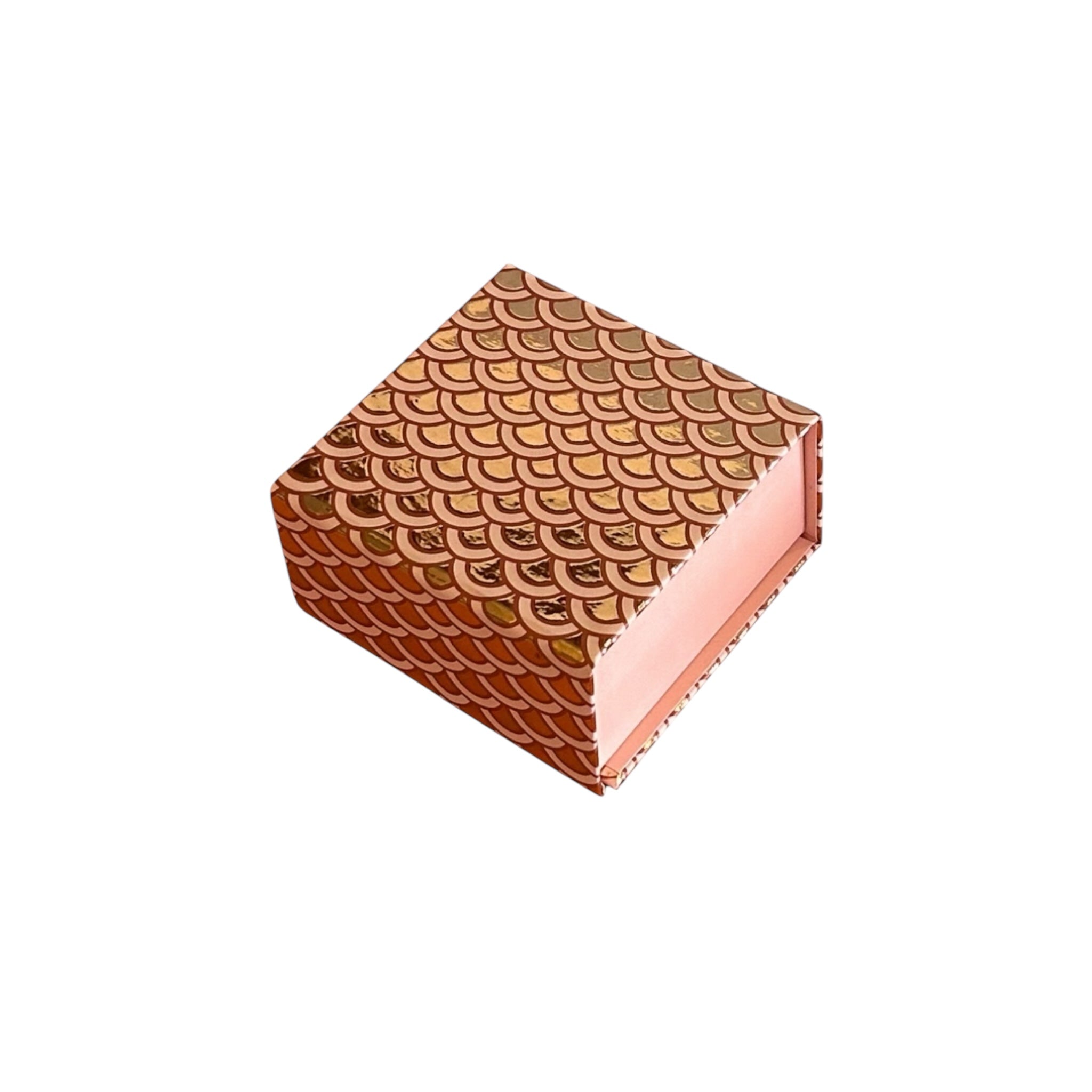 Lavish Giftz Designer Rose Gold Magnetic Hamper Box (4x4x2 inch)